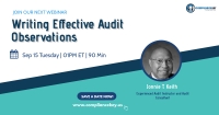 Writing Effective Audit Observations