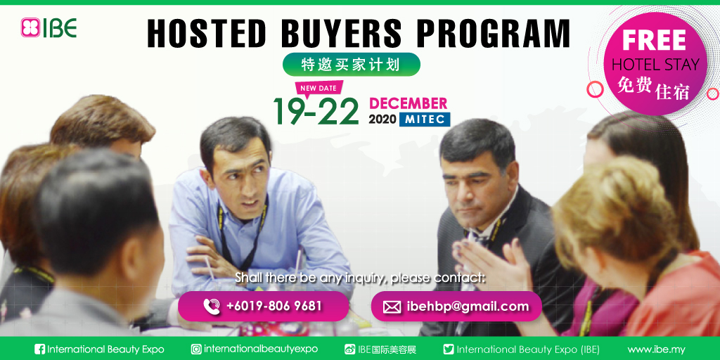 IBE Hosted Buyer Program 特邀买家计划2020, MITEC, Kuala Lumpur, Malaysia