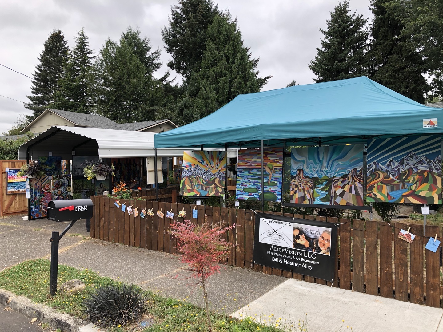 Alleyvision Outdoor Art Gallery Sunday's 10-4 NE 133rd Ave and Sandy Blvd., Portland, Oregon, United States