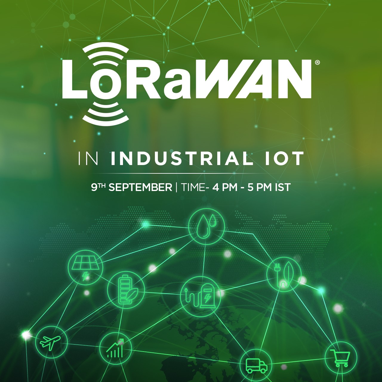 Webinar on "LoRaWAN® in Industrial IoT", New Delhi, Delhi, India