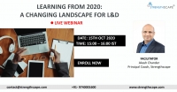 [Free Webinar] Learning from 2020: A Changing Landscape for L&D