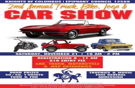 Knights of Columbus Car Show, Port Orange, Florida, United States