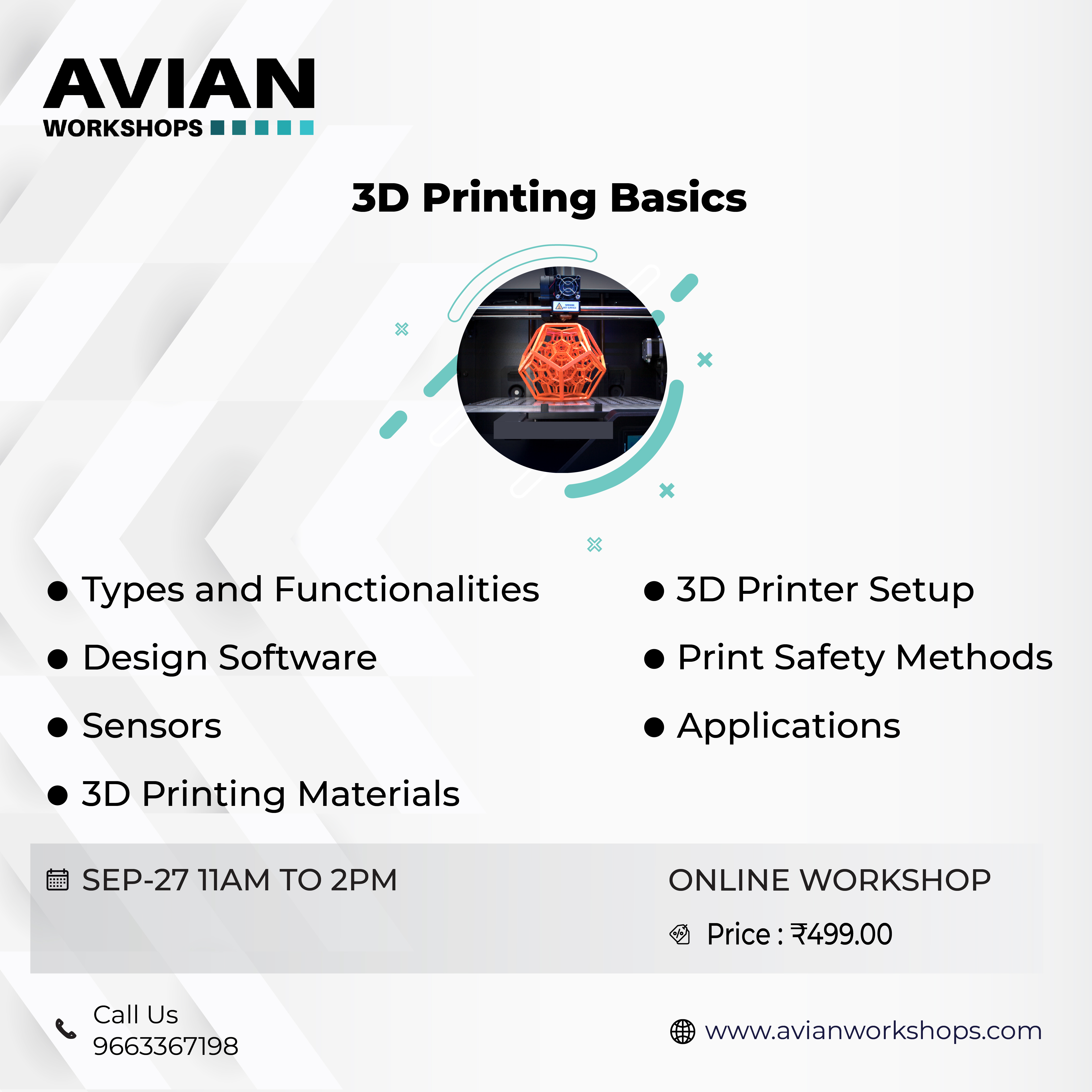 Online Workshop for 3D Printing Basics, Bangalore, Karnataka, India