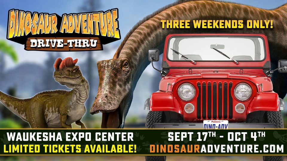Dinosaur Adventure Drive-Thru Milwaukee, Waukesha, Wisconsin, United States