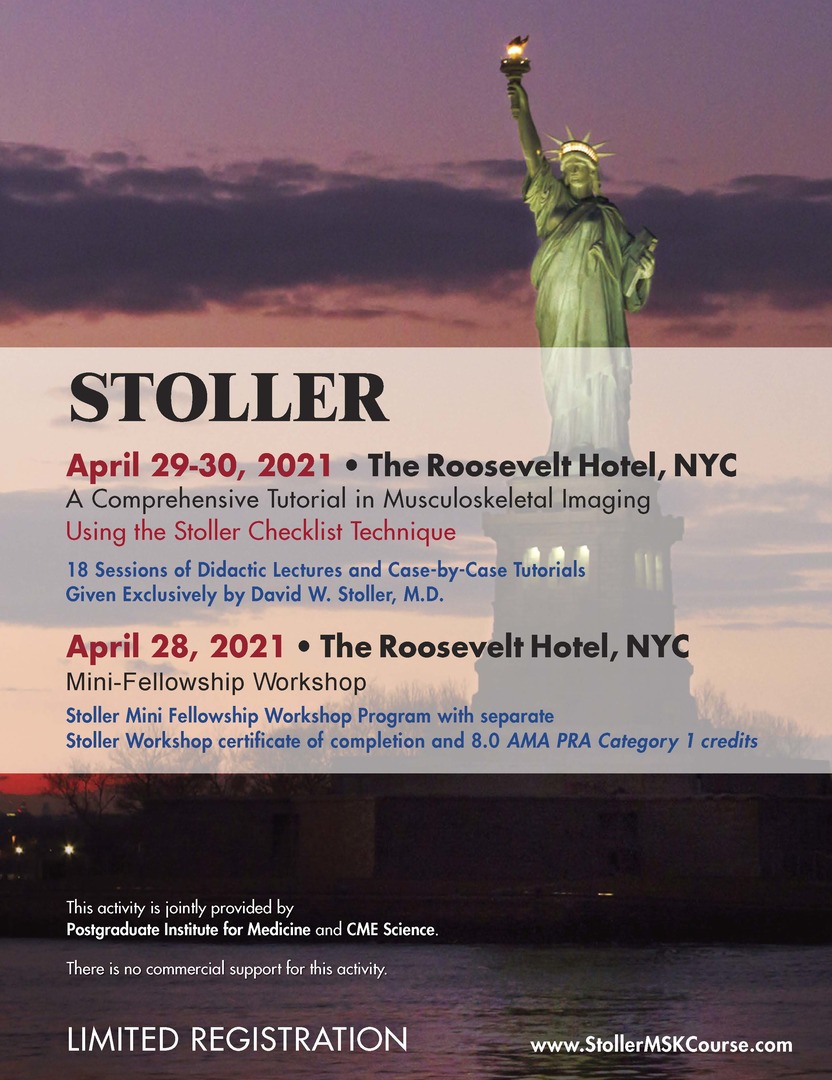 Stoller: A Comprehensive Tutorial in Musculoskeletal Imaging, New York, United States