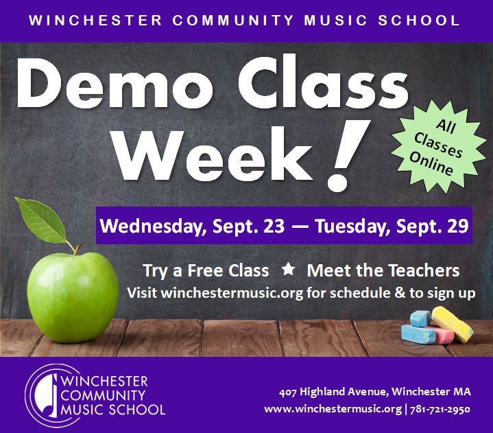 Try a Free Music Class!  Demo Class Week, September 23-29, Virtual Event, United States