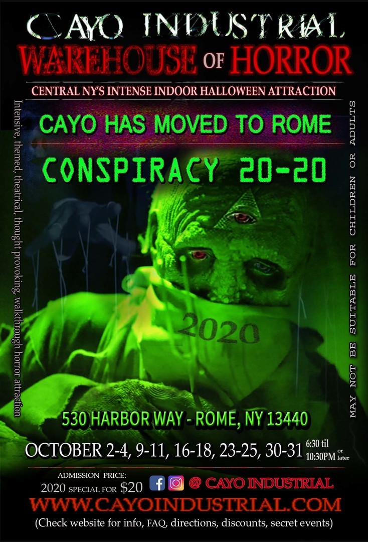 Cayo Industrial Horror Realm - October Horror Maze 2020, Rome, New York, United States