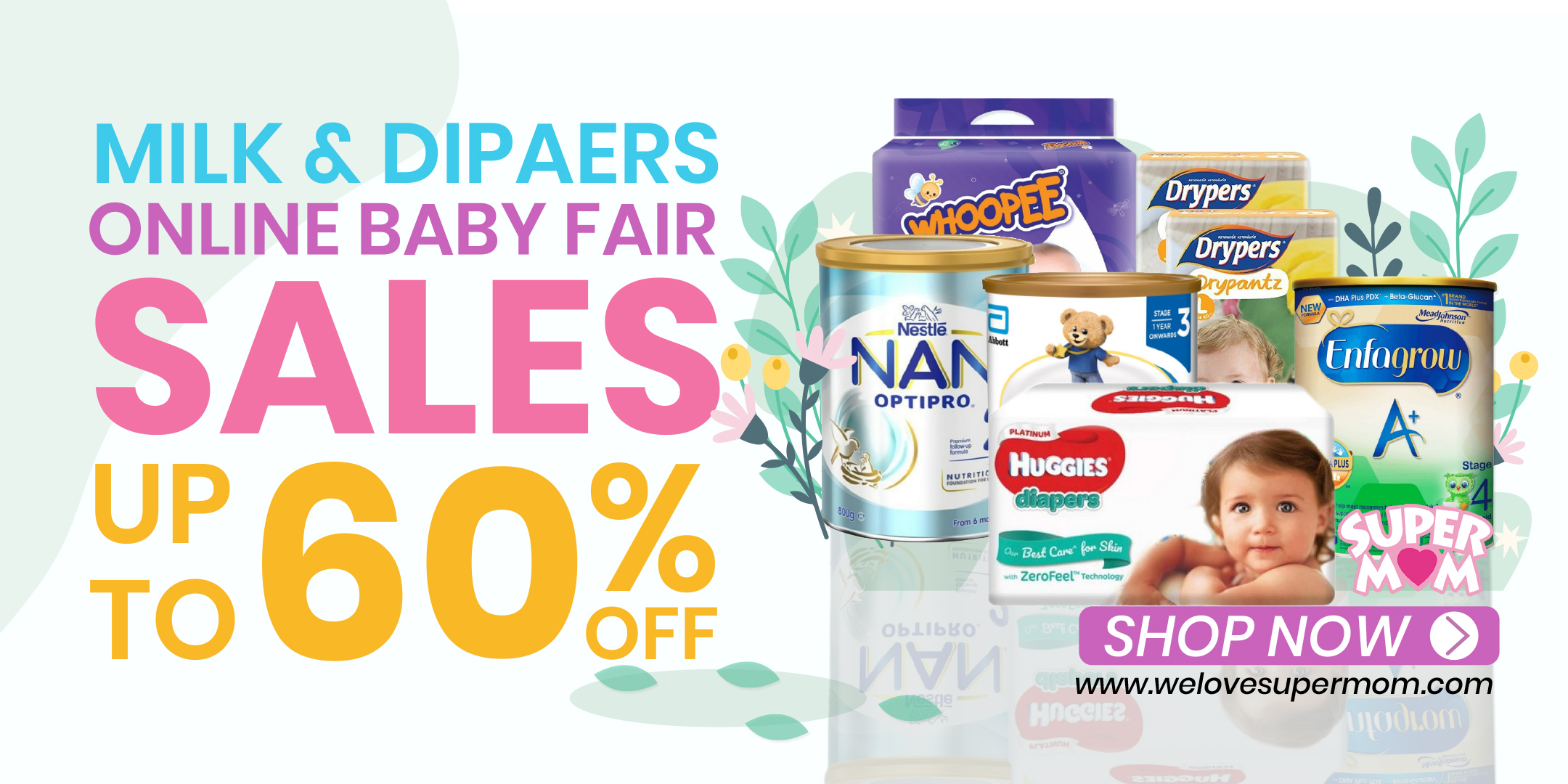 SuperMom Milk & Diapers Sales – Up to 60% off!, Singapore, Central, Singapore