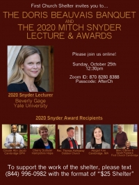 Mitch Snyder Lecture and Awards