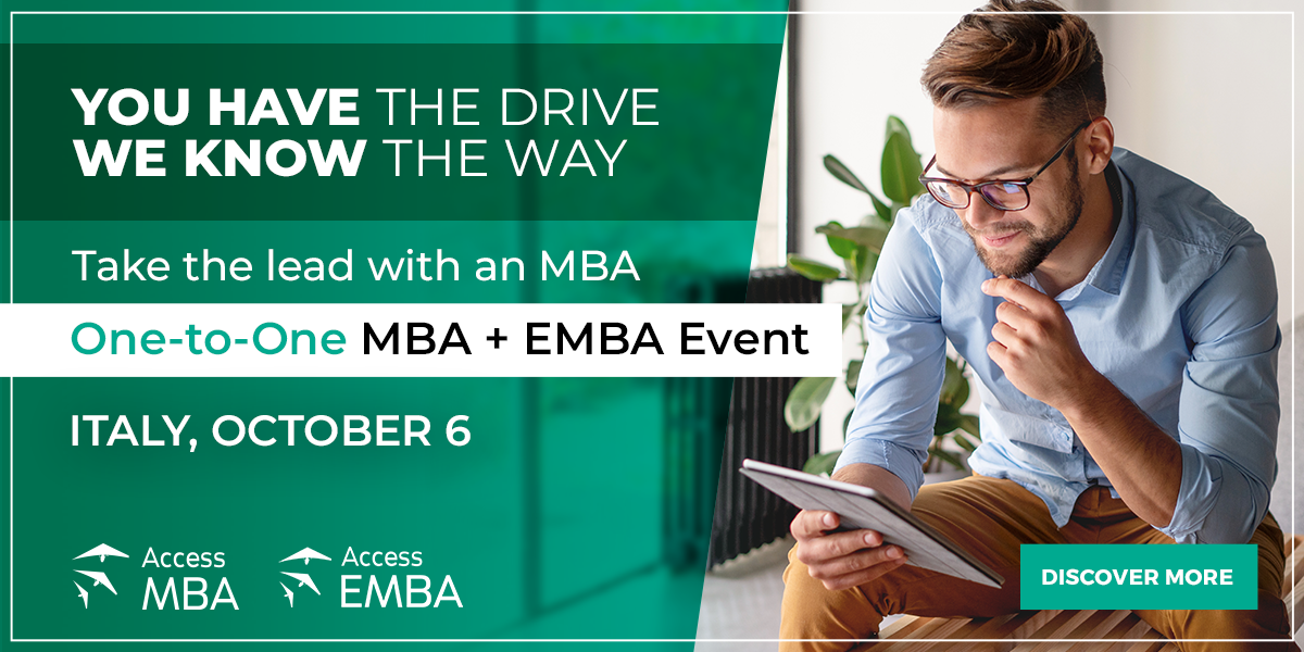 Meet top international MBA and EMBA programmes from home on October 6th, Italy