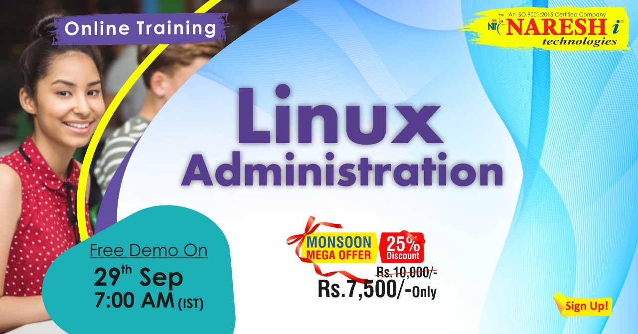 Linux Administration Online Training Demo on 29th September @ 07.00 AM (IST) By Real-Time Expert., Hyderabad, Telangana, India