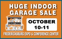 Fredericksburg's Largest Indoor Garage Sale - October 10-11