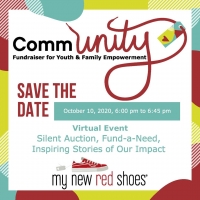 My New Red Shoes CommUNITY, a fundraiser for youth and family empowerment.