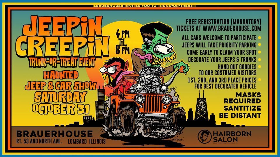 Jeepin' Creepin'- A Treat Or Treating Car Show!, Lombard, Illinois, United States