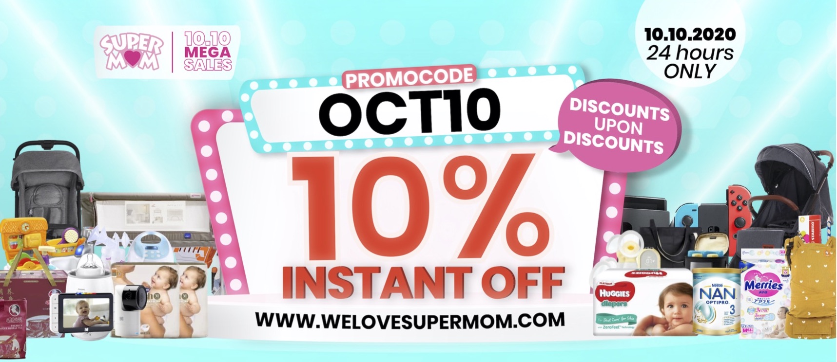SuperMom 10.10 MEGA SALES! – Joining in all the 10.10 sprees in town!, Singapore, Central, Singapore
