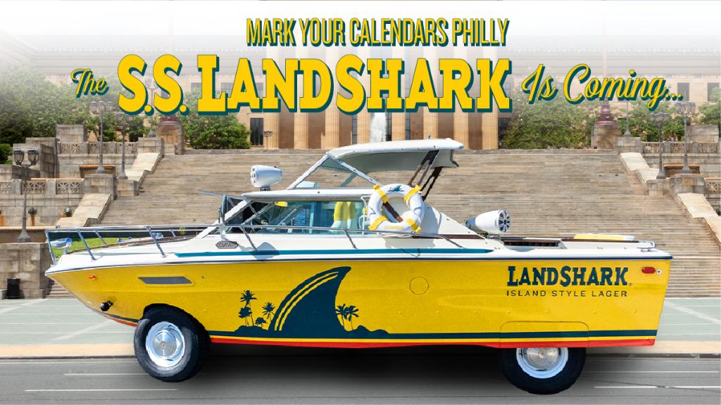 Attn: Philly - Landshark Lager's S.S. Landshark is bringing summer vibes to you this fall, Philadelphia, Pennsylvania, United States