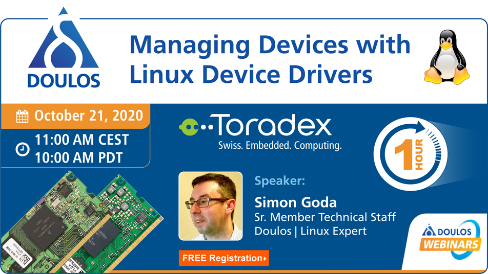Webinar: Managing Devices with Linux Device Drivers, Horw, Luzern, Switzerland