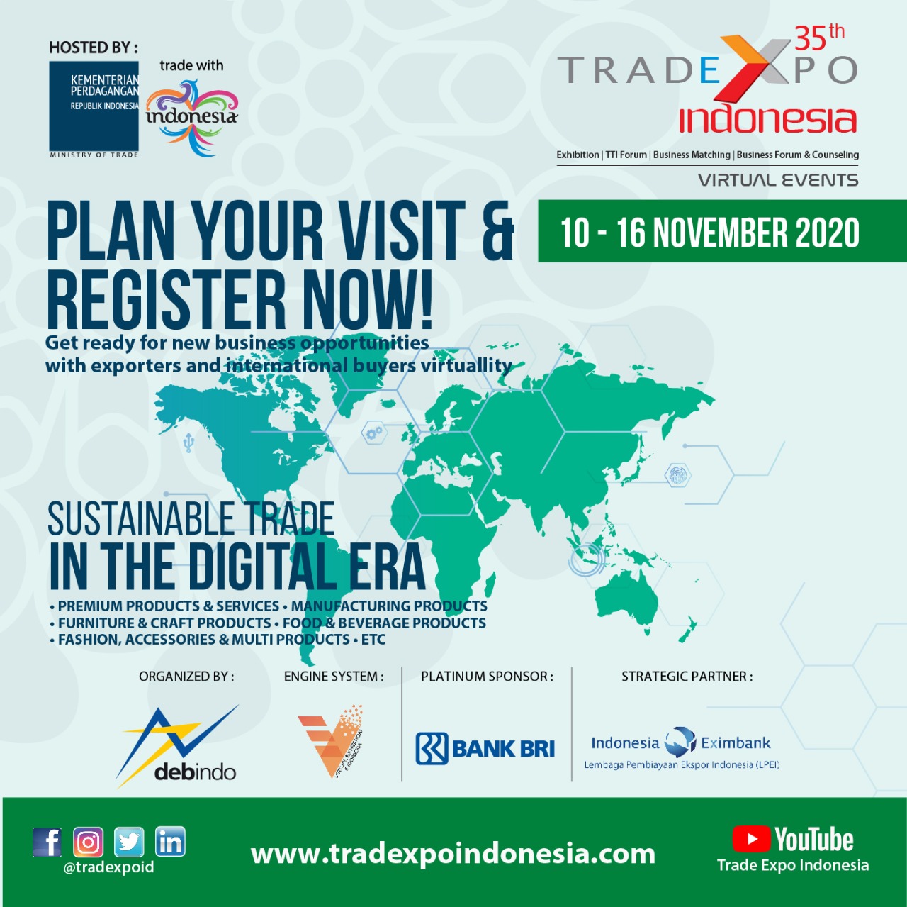 Trade Expo Indonesia - Virtual Event, South Jakarta, Jakarta, Indonesia
