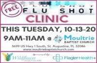 Free Flu Shot Clinic @ Moultrie Baptist Church