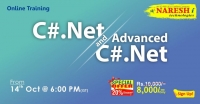 C#.NET & ADVANCED C#.NET Online Training Demo on 14th October @ 6.00 PM (IST) By Real-Time Expert.