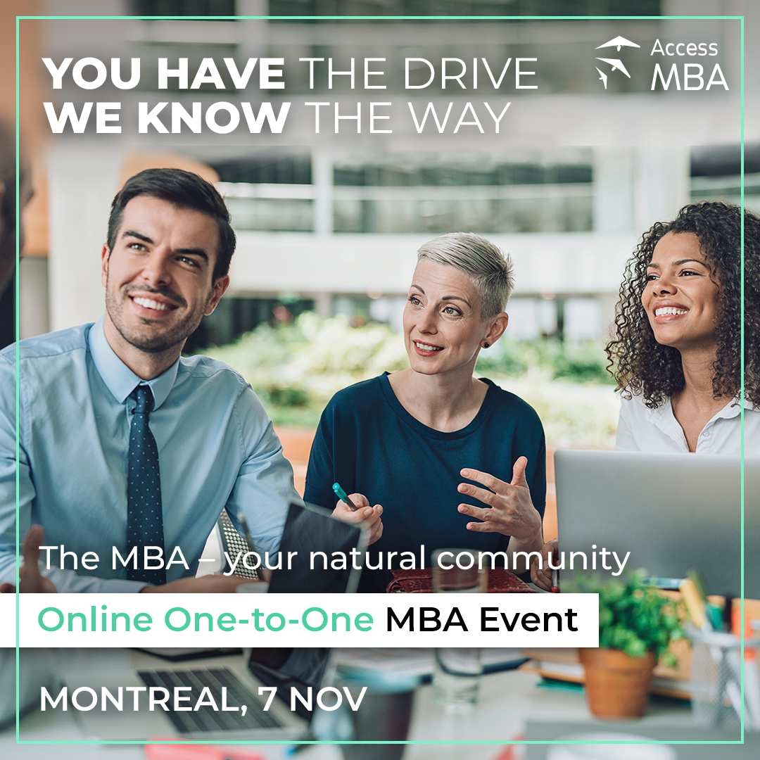 Go online and meet top MBA programs from around the world, Montréal, Quebec, Canada