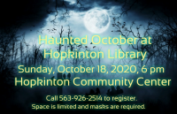 Haunted October at Hopkinton Library