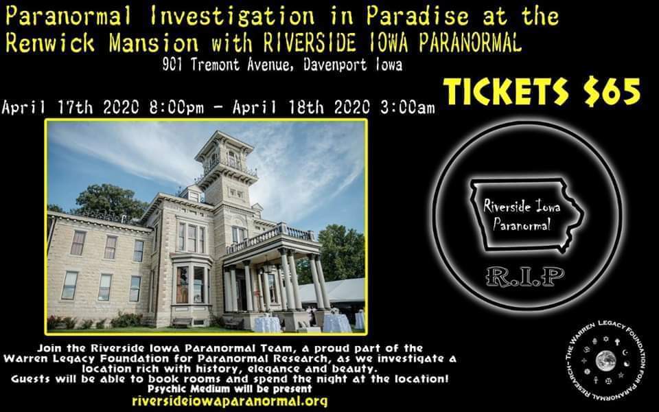 Renwick Mansion Investigation, Scott, Iowa, United States