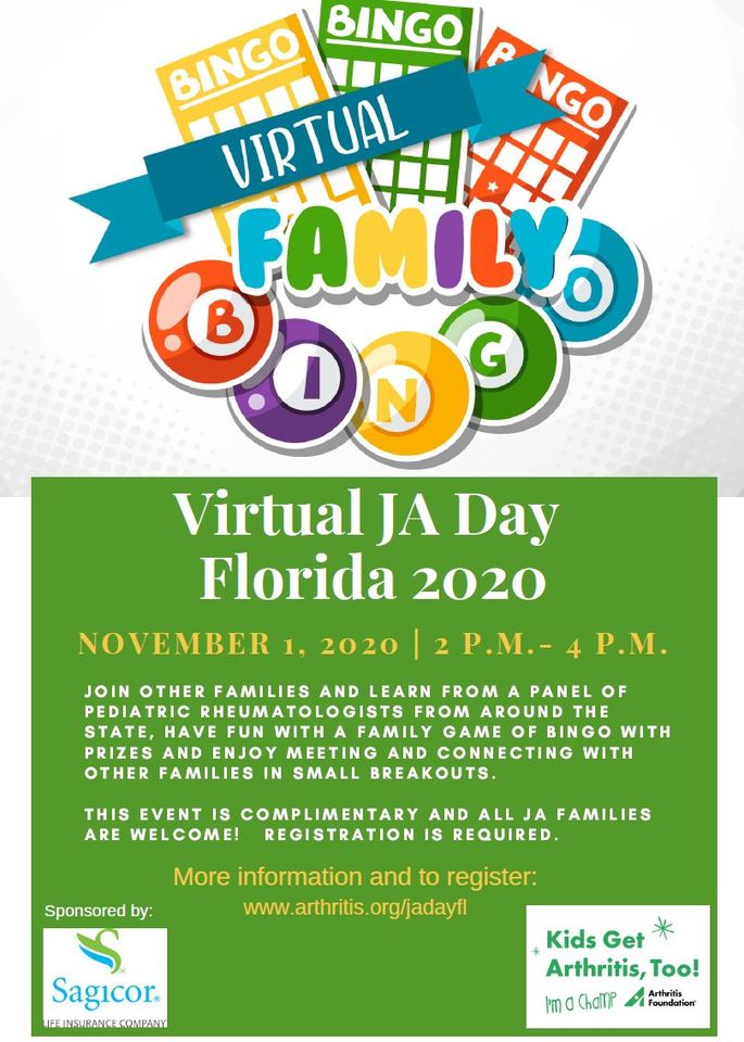 Arthritis Foundation: 2020 JA Day Florida - Virtual, Broward, Florida, United States