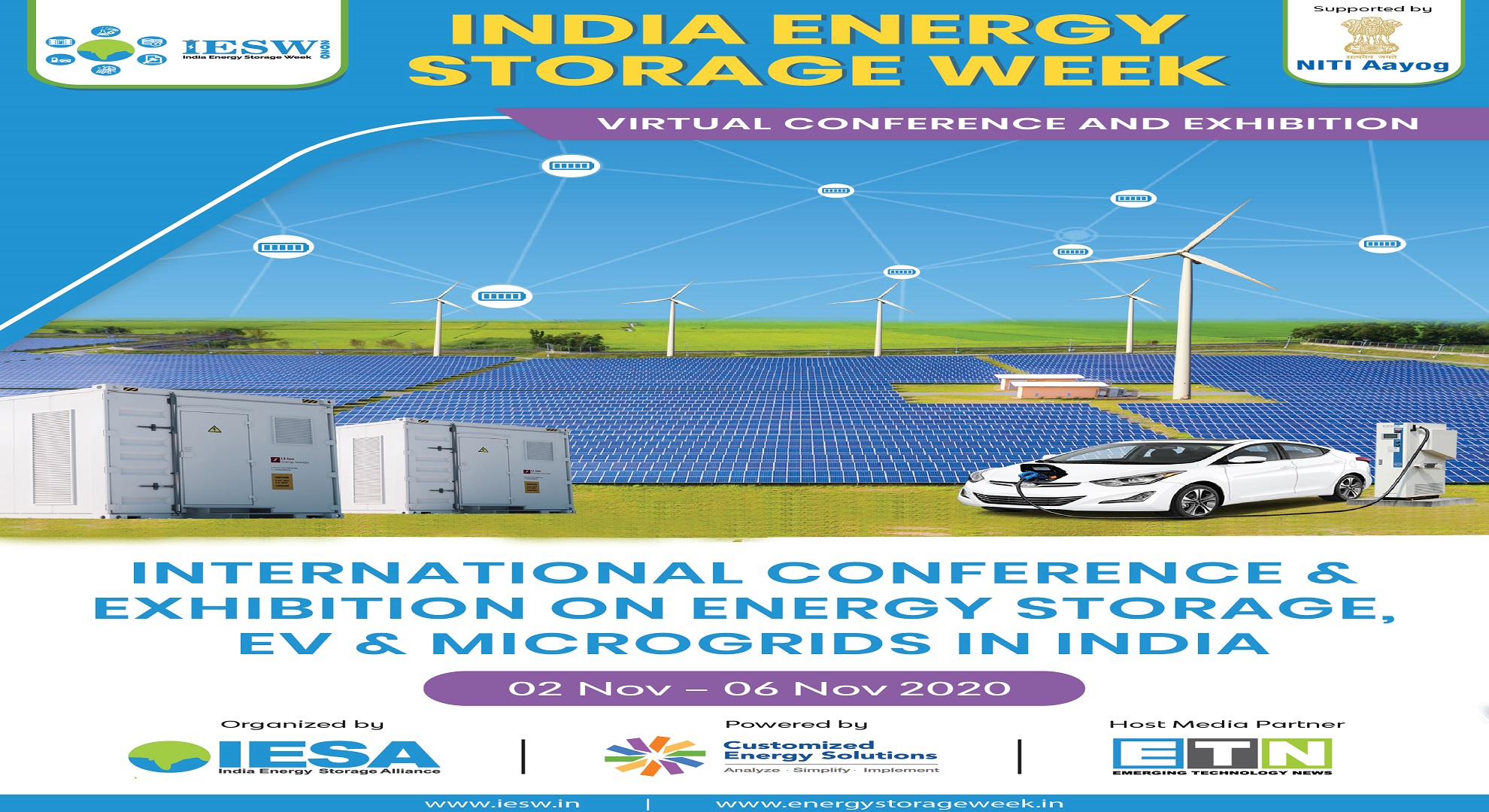 India Energy Storage Week Virtual Conference and Exhibition 2020, Pune, Maharashtra, India