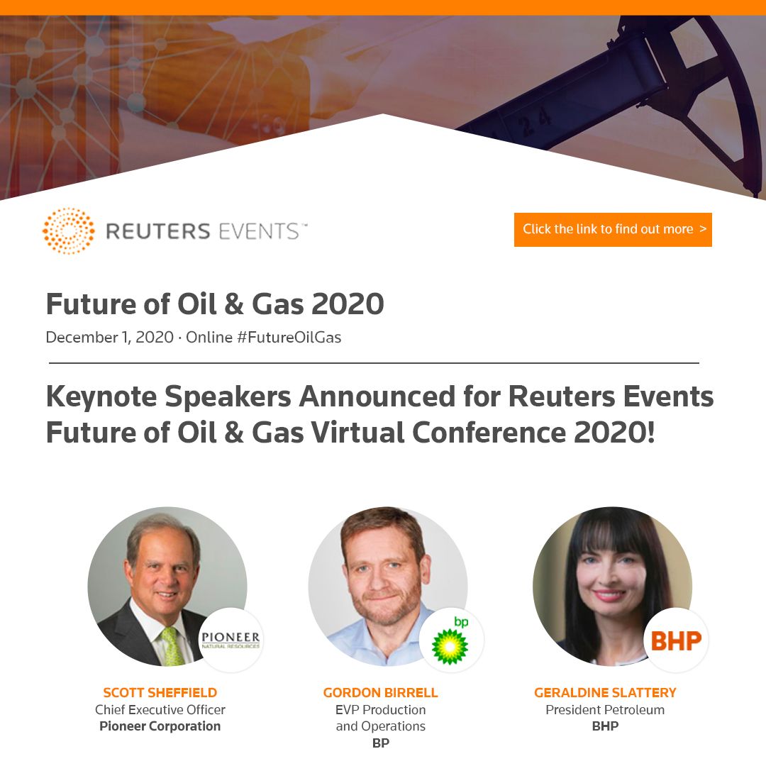 Reuters Events: Future of Oil and Gas, Online, United States