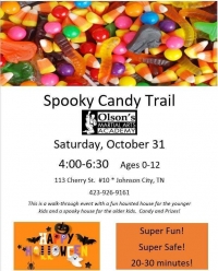 Kids Halloween Spooky Candy Trail