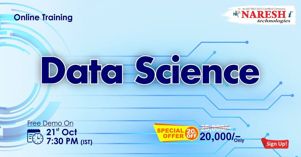 Data Science Online Training Demo on 21st October @ 7.30 PM (IST) By Real-Time Expert., Hyderabad, Andhra Pradesh, India
