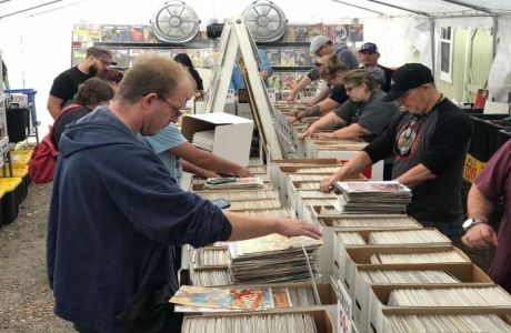GIANT 50-CENT COMIC BOOK AND TOYS TENT SALE!, Weirsdale, Florida, United States