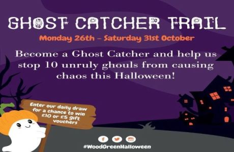 Join the Ghost Catcher Trail at The Mall Wood Green this Half-Term!, London, England, United Kingdom
