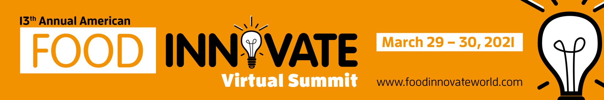 American Food Innovate Virtual Summit, March 29th - 30th 2021, Online, United States