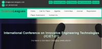 International Conference on Innovative Engineering Technologies