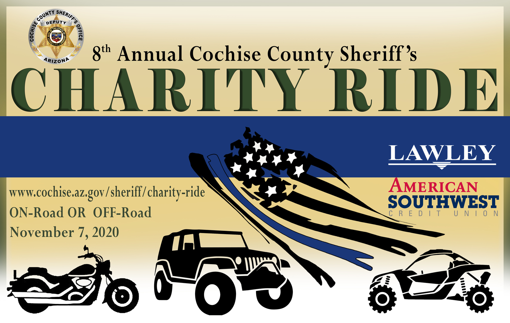 8th Annual Cochise County Sheriff's Charity Ride, Sierra Vista, Arizona, United States