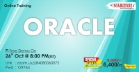 Oracle Online Training Demo on 26th October @ 8.00 PM (IST) By Real-Time Expert.