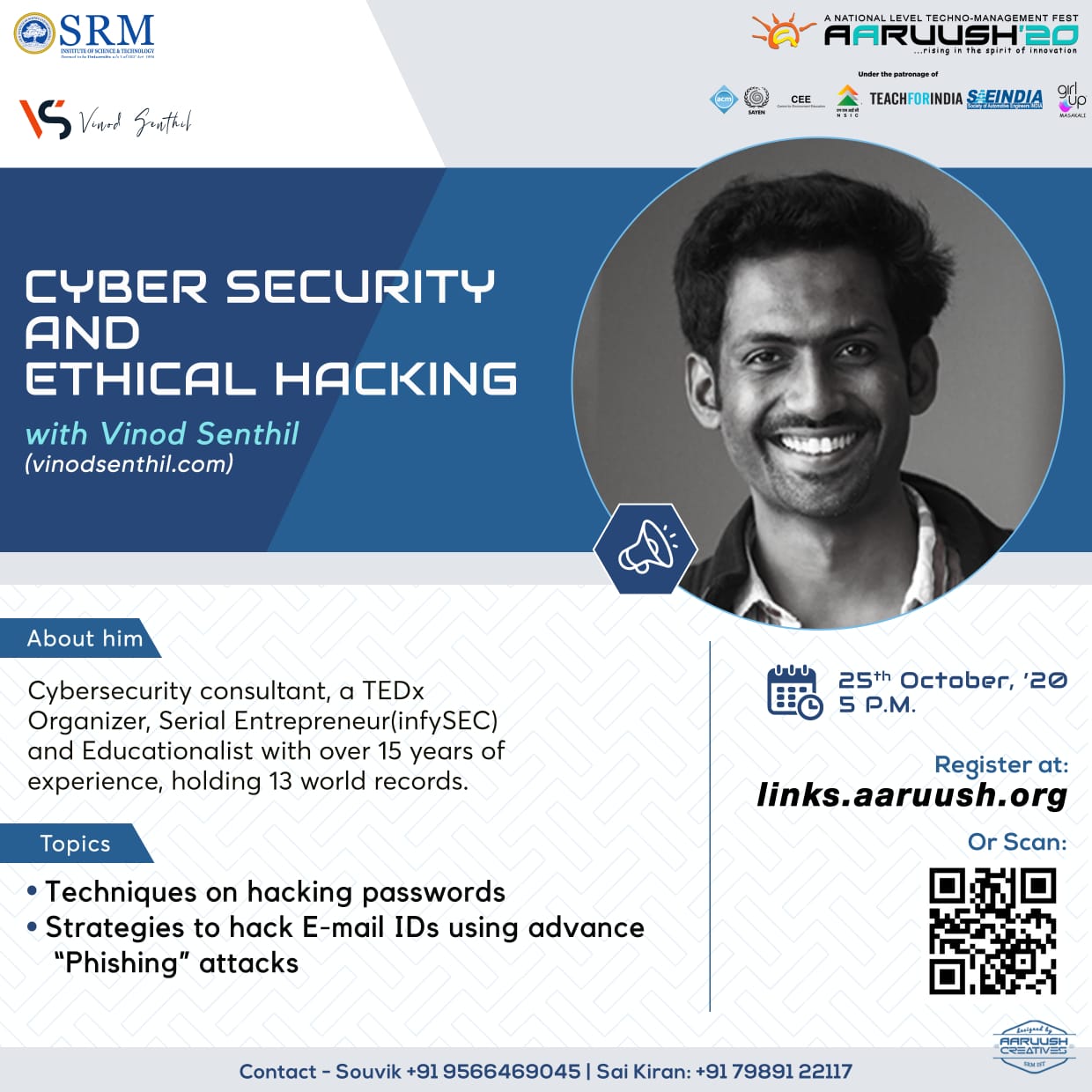 Cyber Security & Ethical Hacking Webinar, Chennai, Tamil Nadu, India