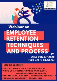 Webinar on Employee Retention Techniques and Process