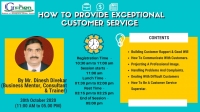 Webinar on How To Provide Exceptional Customer Service