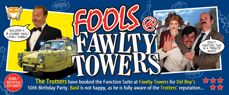 Fools @ Fawlty Towers Christmas Special Dinner Milton Keynes 11/12/2020, Buckingham, Buckinghamshire, United Kingdom