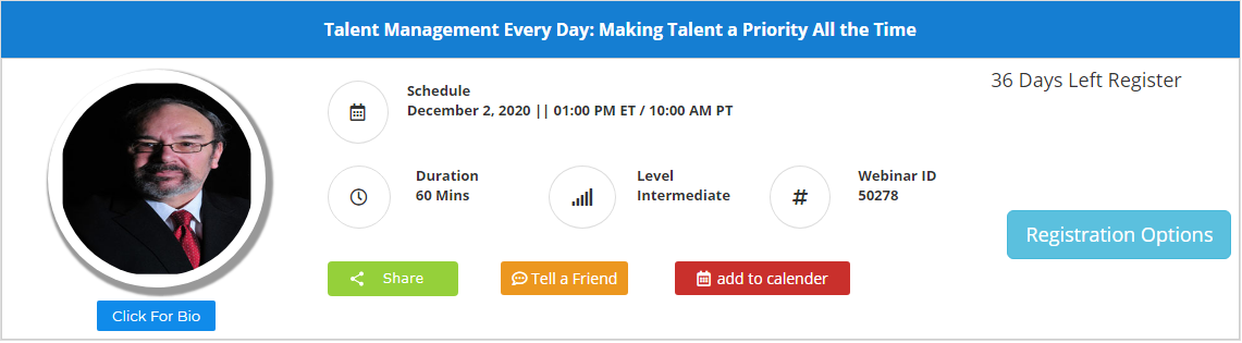 Talent Management Every Day: Making Talent a Priority All the Time, Leawood, Kansas, United States