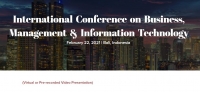 [ICBMIT Virtual] International Conference on Business, Management & Information Technology