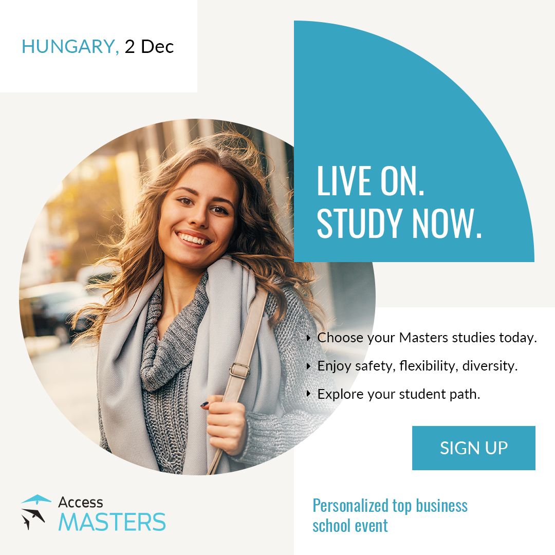 Meet top-ranked universities online at the Hungary Access Masters Online Event in December!, Budapest, Hungary