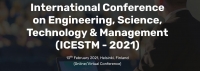 2021 The International Conference on Engineering, Science, Technology & Management (ICESTM - 2021)