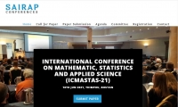 INTERNATIONAL CONFERENCE ON MATHEMATIC, STATISTICS AND APPLIED SCIENCE