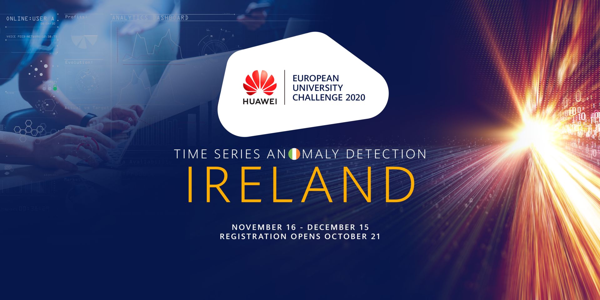 Huawei European University Challenge 2020 Ireland, Online, Ireland