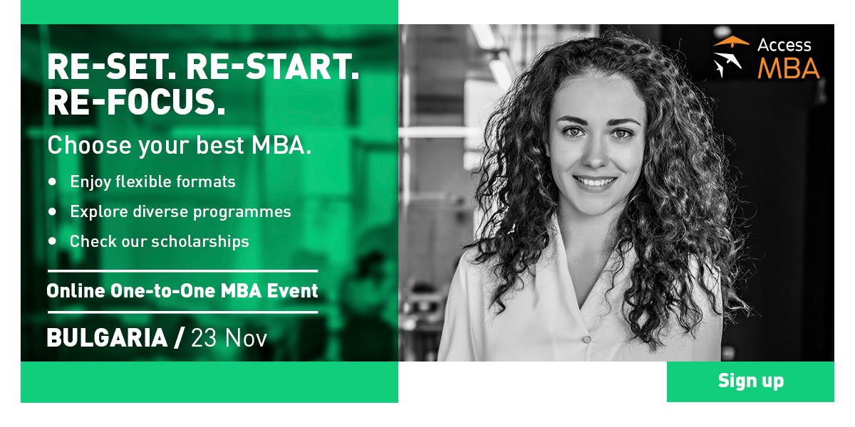 Discover the best in business education at the Access MBA online event – 23 November!, Sofia, North-Central, Bulgaria
