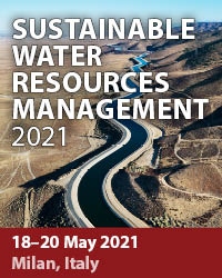 Sustainable Water Resources Management 2021, Milan, Lombardia, Italy